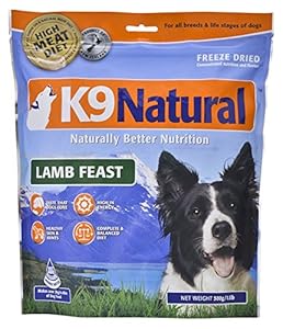 K9 Natural Canine Natural Freeze Dried Pet Food, 1.1-Pound, Lamb