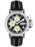 André Belfort - 410007 - Montre Homme - Automatique - Analogique - Bracelet Cuir Noir
