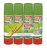 Produkt-Bild: tesa Stick ecoLogo 3+ 1 Stick gratis 4x 20g