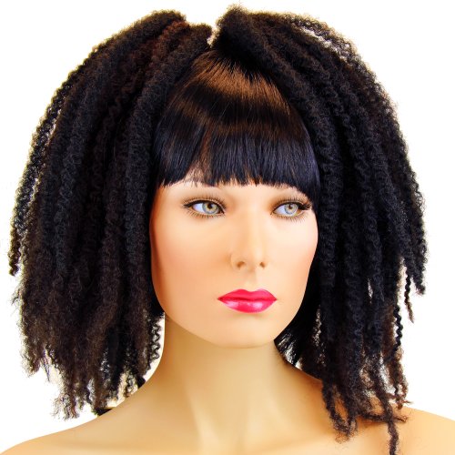 RastAfri - Krinklepuffs Dread Marley Malibu Braid 14 inch - Dark Brown