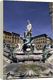 Neptune fountain - 20 Inch Canvas Print (51 cm) by Robert Harding
