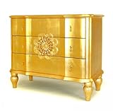 Venice Dresser - Gold Leaf (Gold) (34"H x 40"W x 20.5"D)