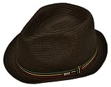 Billabong Mens Rasta Band Fedora Hat Cap Black