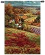 Valley View Autumn Countryside Wall Art Hanging Tapestry 53