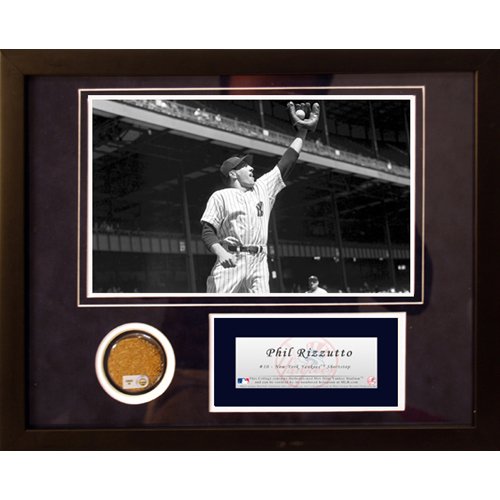 Steiner Sports MLB New York Yankees Phil Rizzuto Yankees Mini Dirt Collage