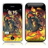 SKIN STICKERS POUR APPLE IPHONE 3GS (STICKER : DRAGON WARS)