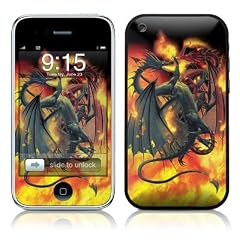Apple iPhone 3G und 3Gs Skin Geh�use Sticker Design Schutzfolie + Wallpaper - Dragon Wars