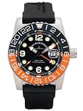 Zeno Airplane Swiss Quartz GMT Watch on a Rubber Strap 6349GMT-Q-A1-5