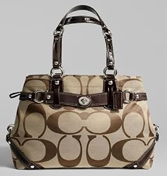 Coach Large Carly Signature Business Carryall Bag 13399 Khaki