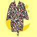 Tepper Jackson Voodoo Black Kimono Robe