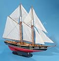 Bluenose 32 Wooden Sailboat Model Yacht Nova Scotia Canada Schooner Replica
