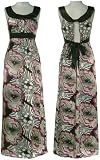 HOTKISS Long Floral Printed Charmeuse Dress