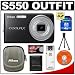Nikon Coolpix S550 10-Megapixel Digital Camera (Graphite Black) with 5x Optical Zoom + 4GB Card + Nikon Camera Case + Cameta Bonus Accessory Kit