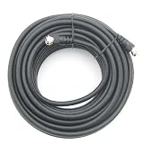 50 ft RG6 Coax Satellite / CATV Cable - Screw On F-Connector Type