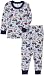 Gerber Construction Truck Cotton PJs Two Piece, Light Blue, 18 Months