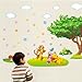 Gadfly- Peel & Stick Nursery/Baby Wall Sticker Decal (Tree Clouds and Winnie)