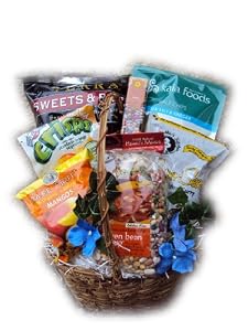 Buy holiday gift baskets women - Well Baskets Women\'s Healthy Sampler Gift Basket