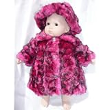 Bitty Twins Clothes - Fashion Design HOT PINK Coat - fits American Girl Bitty Baby & Bitty Twin Dolls