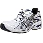 ASICS Men's GEL-Nimbus 11 Running Shoe,White/Lightning/Brilliant Blue,10.5 D US