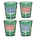 Football Shot Glass Set 4ct