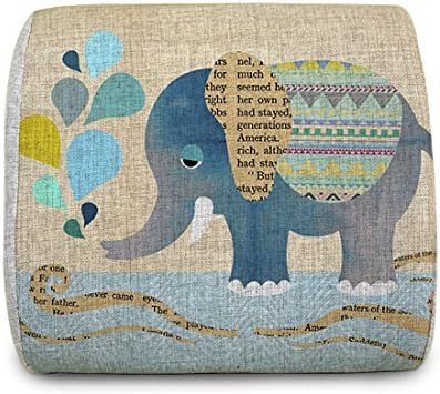 Hugwarm Portable Cute Elephant High Quality Memory Foam Back Cushion for Car Seats, Office Computer Seats,sofa and Other Chairs