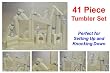 Super Deluxe 41 Piece Play Set Featuring Special Tumbler Blocks That Can Be Arranged Into Hundreds of Different Designs - Perfect for Setting Up and Knocking Down!