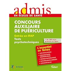 Concours auxiliaire de pu�riculture : Entr�e en IFAP - Tests psychotechniques