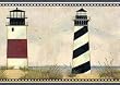 Blue Lighthouse Legends Wallpaper Border