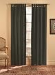 Soft Microsuede Tab Top Curtain Window Treatment 84 in