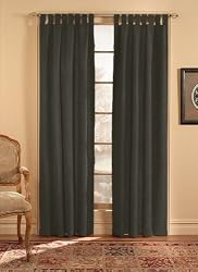 Soft Microsuede Tab Top Curtain Window Treatment 84 in