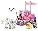 Sluban Building Block Prince Queen Princess Carriage Castle Dream of Pink Girl Toy B0250 137 Pieces Lego Compatible