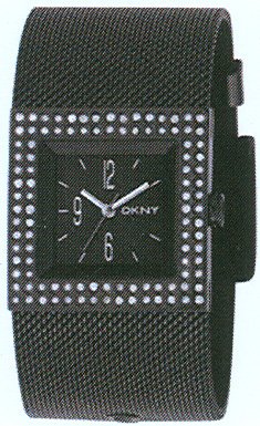 DKNY MESH GUN METAL LADIES WATCH - NY3923