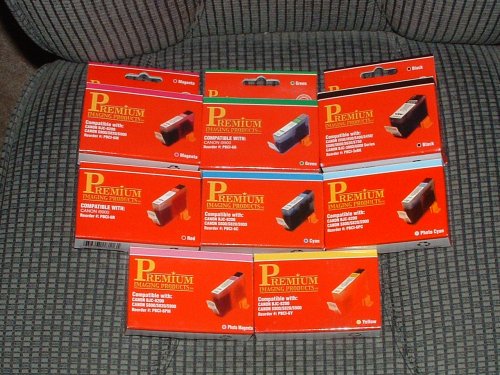 Canon BCI-6 Black and Color Ink Tanks (8-Pack, i9900 & others) by Premium Imaging Brand