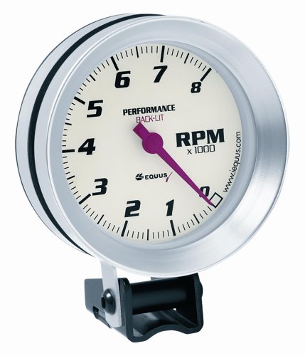 Equus 8068 Tachometer - Black Dial