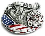 American Fire Fighter Belt Buckle Fire Department Firefighter Rescue
