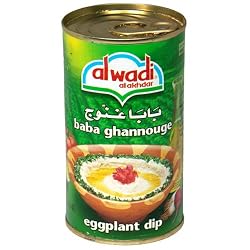 Alwadi Al Akhdar Baba Ghannouge, Eggplant Dip, 12.75-Ounce Cans (Pack of 12)