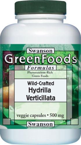 Wild-Crafted Hydrilla Verticillata 500 mg 120 Veg Caps