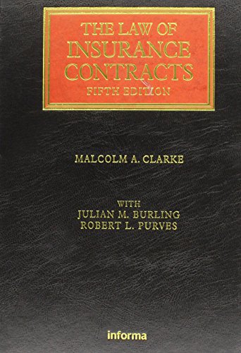 Law of Insurance Contracts: Fifth Edition (Lloyd's Insurance Law Library)