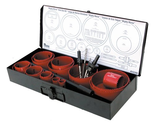 MK Morse AV23M Master Cobalt Bi-Metal Hole Saw Mighty Morse Kit