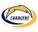 San Diego Chargers Car Magnet Decal (12 -inch)