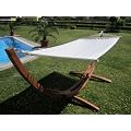 Luxus Holz H�ngemattengestell H�ngematte mit Gestell AS-S RELAX-XL 316cm L�rche