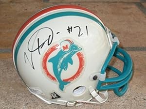 Vontae Davis Signed Mini Helmet - Dolphins - JSA Certified - Autographed NFL Mini Helmets