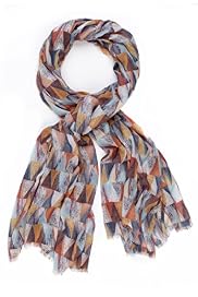 Limited Collection Lightweight Triangle Print Scarf