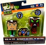 Ben 10 Ultimate Alien AlterAlien 2.5 Inch Transforming Action Figures Ben to NRG Big Chill to Ultimate Big Chill