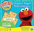 Earth's Best Organic Sesame Street Yogurt Rice Crisp Bars, Vanilla, 4-Ounce Boxes (Pack of 6)