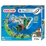 Erector Multi Model 10 Model Set - Green Airplane by Airplane!