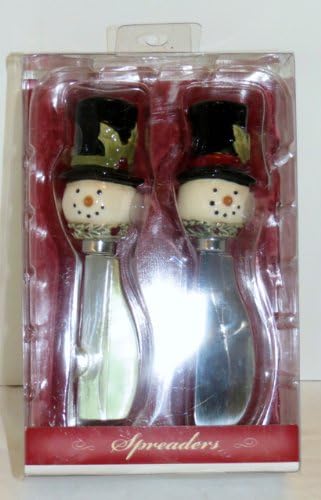 Grassland Roads Deck The Halls Set of Two Snowman Spreaders #462541