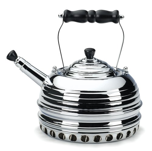 "Simplex Beehive Gas Tea Kettle, Chrome"