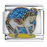 Circus Horse Animal Italian Charms Bracelet Link