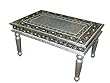 Antique Meenakari Coffee Table Tribal Furniture